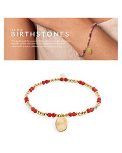 Joma Jewellery A Little Birthstone Gold Bracelet